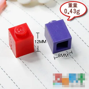 Элементы кирпича 3005 кирпич 1x1 Классический конструктор игрушечный аксессуар
