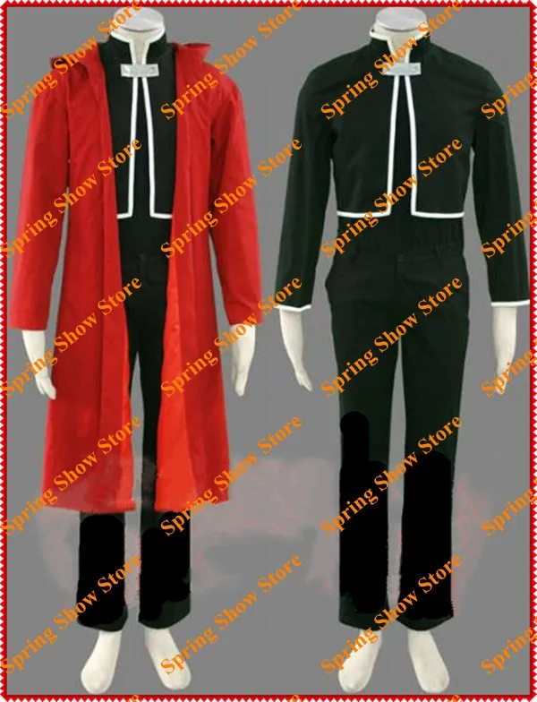 Бесплатная доставка цельнометаллический алхимик Эдвард Элрик на заказ Красная