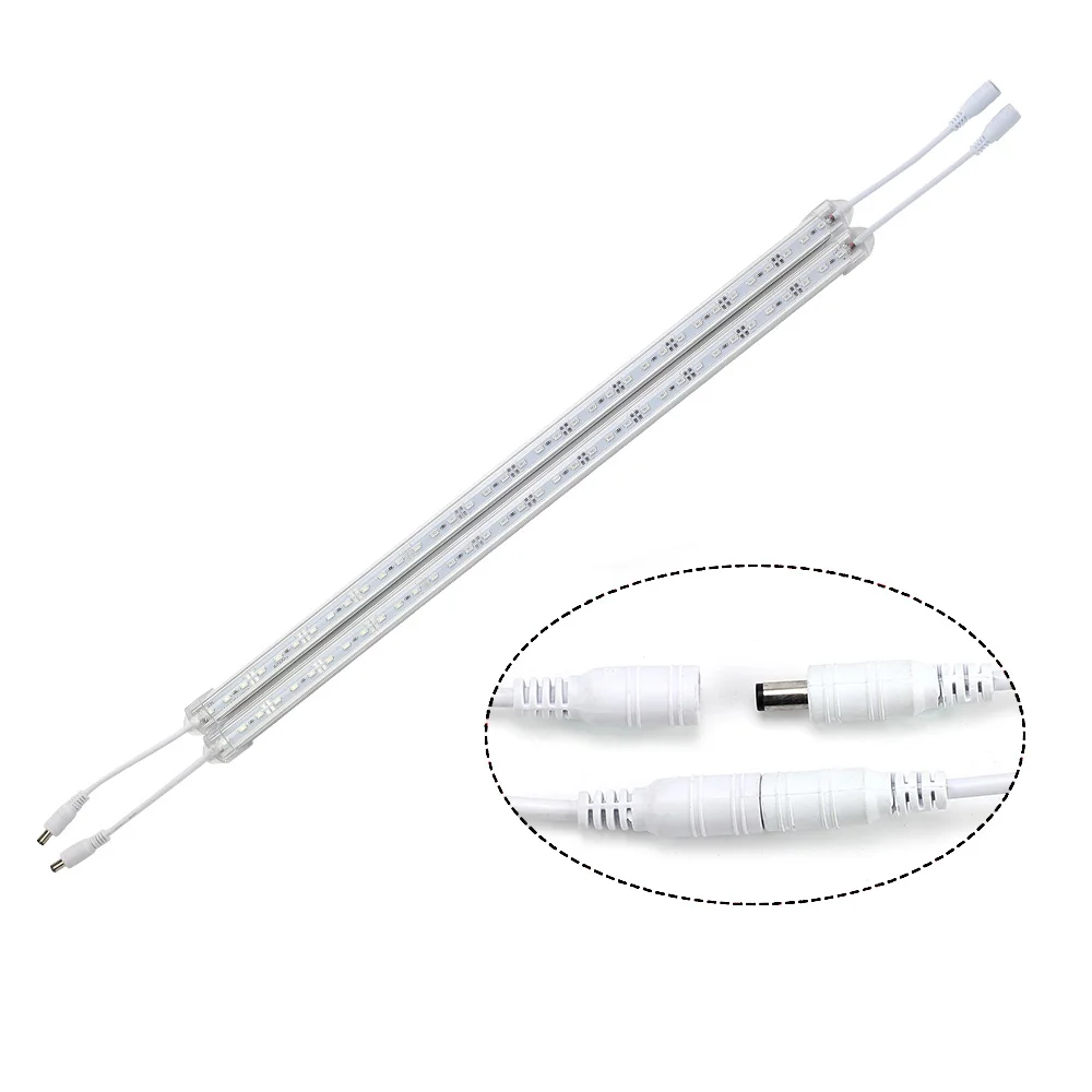 4 шт. 0 5 м DC12V LED Grow Light 5630 Bar Водонепроницаемый полный спектр растущих осветительных