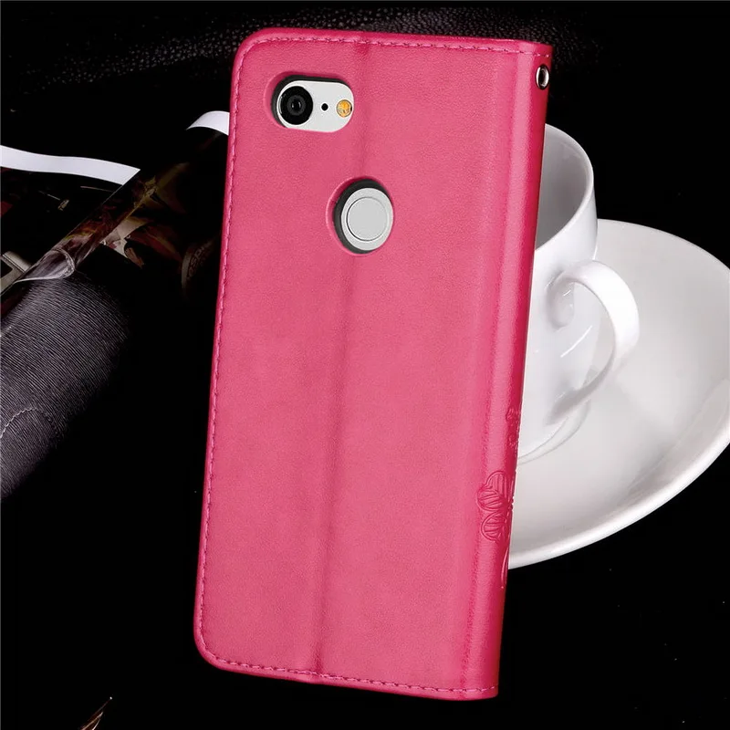 Счастливый клевер Бумажник кожаный чехол для Google Pixel 3 Флип с держатель карт Стенд
