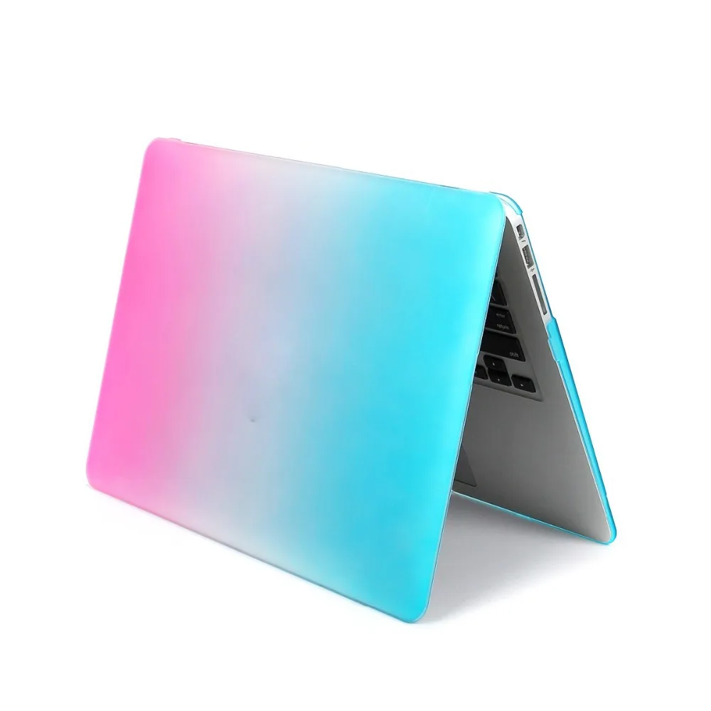 Аксессуары для компьютера чехол ноутбука цвета радуги защитный mac book macbook Pro retina air