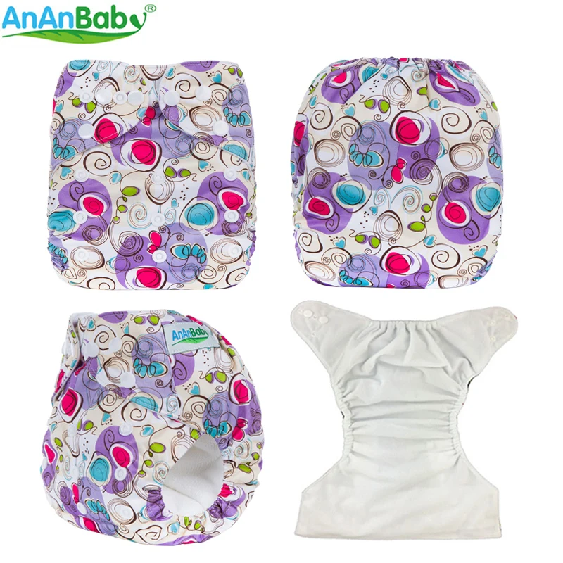 2018 Красочные принты детские подгузники многоразовые все в одном размере машина