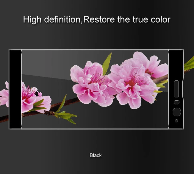 UVR для Sony Xperia XA2 закаленное стекло 2.5D полное покрытие шелковое протектор экрана