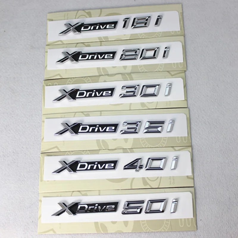 2 шт. Заводская Поставка ABS оригинальный Quaity x drive 18i 20i 28i 30i 35i 40i 25i 48i 50i наклейка на