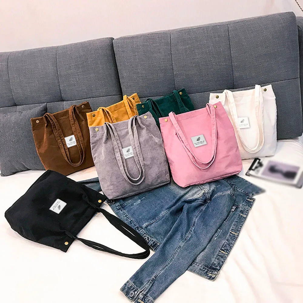 

Crossbody Bags For Women 2021 New Bags Fashion Women Corduroy Pure Color Shoulder Bag Satchel Tote Handbag Travel Bag #srn