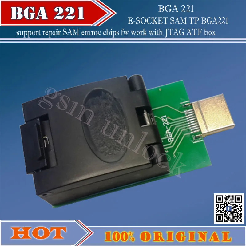 

gsmjustoncct 100% original GPG EMMC BGA 221 For GPG EMMC BOX easy j-tag free shipping