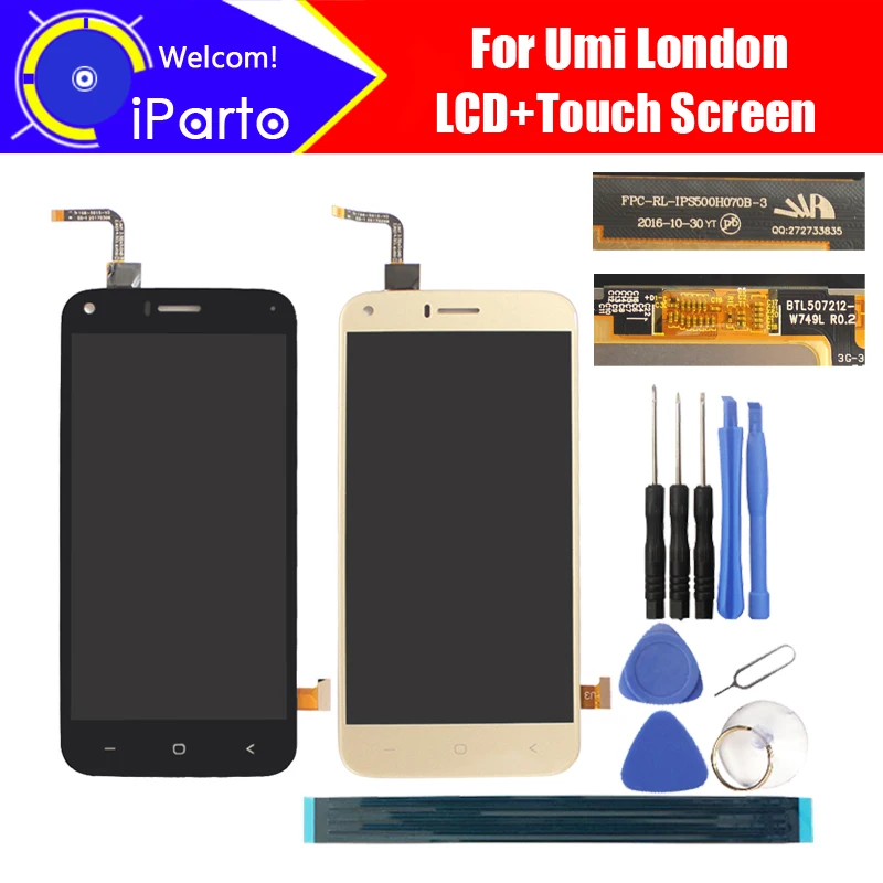 ЖК-дисплей Umi London + цифровой преобразователь сенсорного экрана 100% оригинальный