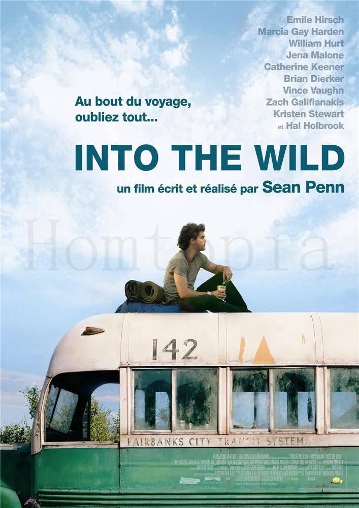 Into The Wild постеры кино-стикеры Настенные с белым покрытием бумажные принты для украшения дома гостиная спальня бар Домашний арт бренд