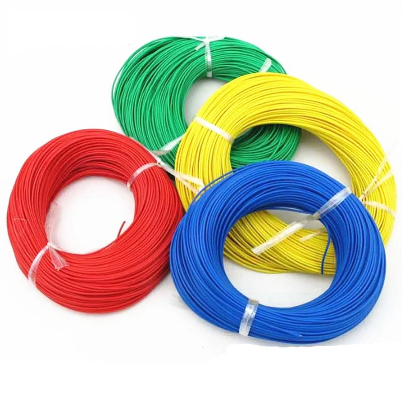 Провод для электроники UL1007 22AWG красный черный желтый синий белый зеленый