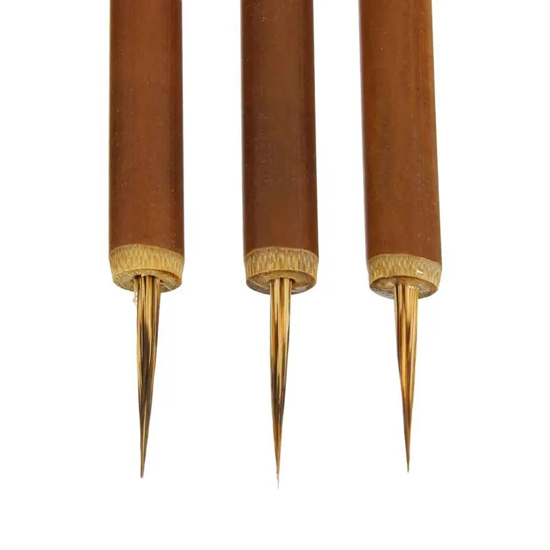 1 шт. акриловая кисть для нейл арта ручка рисования тонкая бамбуковая ногтей