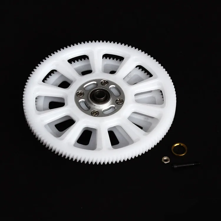 Детали для вертолета ALZRC Devil RC 450 465 121T комплект косых главных шестерен новая