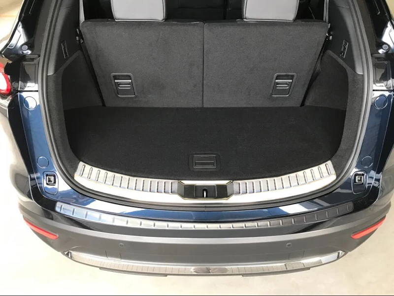 Для Mazda CX 9 CX9 2016 2017 2018 2019 2020 Нержавеющая сталь заднего бампера Обложка Накладка