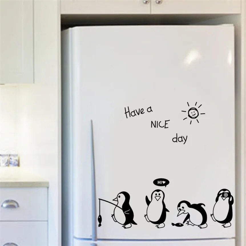 Новинка DIY обои Havea милый день пингвин наклейка для холодильника детской комнаты