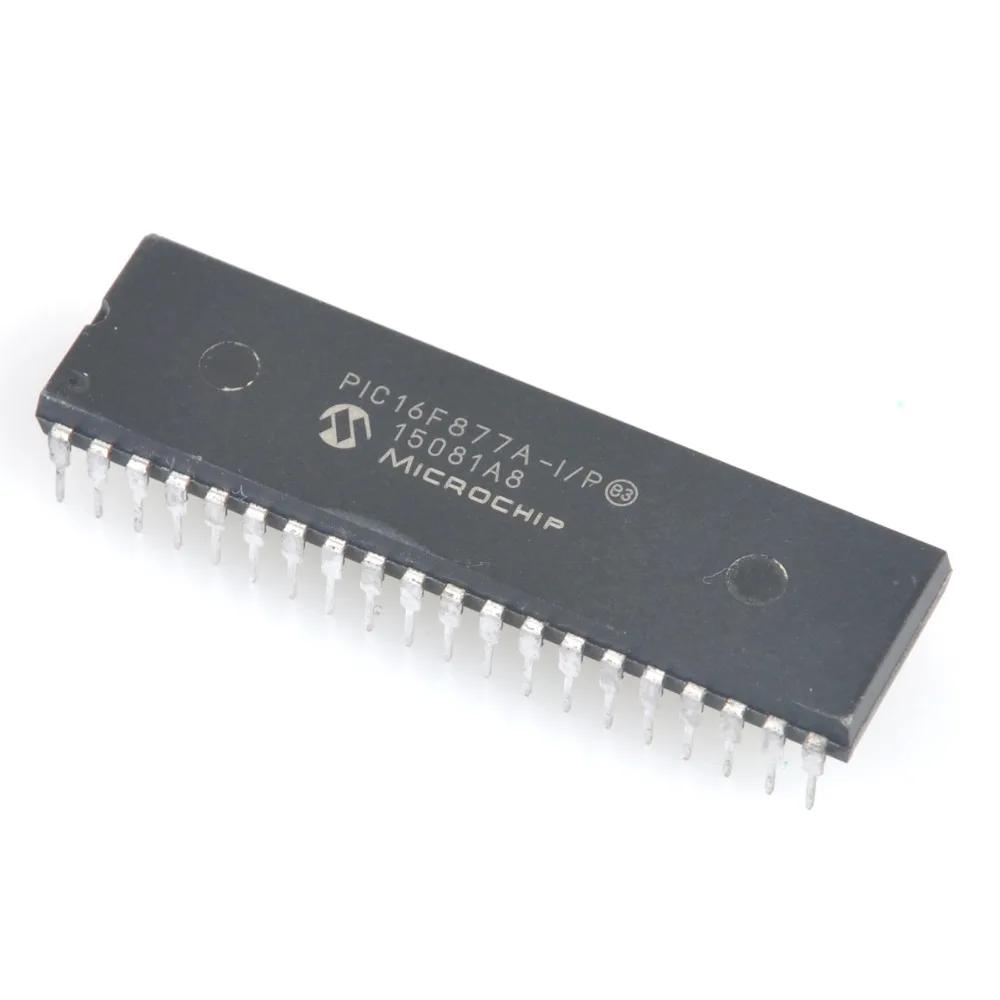 HoBiMart 1 шт. IC PIC 16F877A PIC16F877A I/P и DIP40 PIC16F877 микроконтроллер # D015 a|pic 16f877a|microcontroller