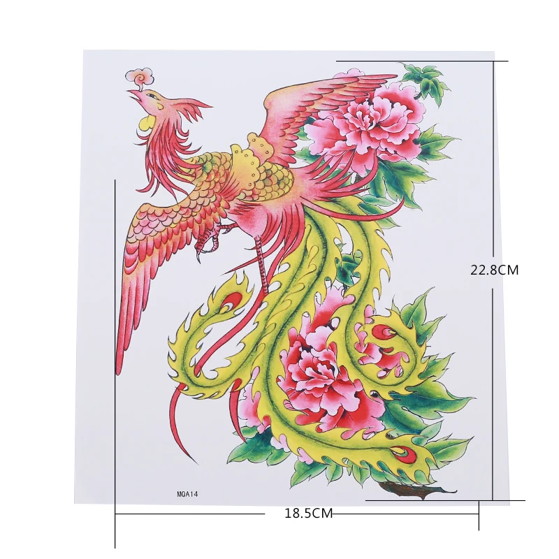 Гламурные цветы водонепроницаемые наклейки для татуировок стойкие к поту