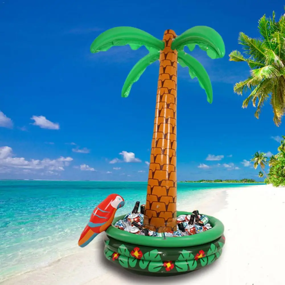 

Гавайская серия 180 см большое Надувное кокосовое пальмовое дерево напитки кулер ведро для льда для песочного пляжа вечерние аксессуары игр...