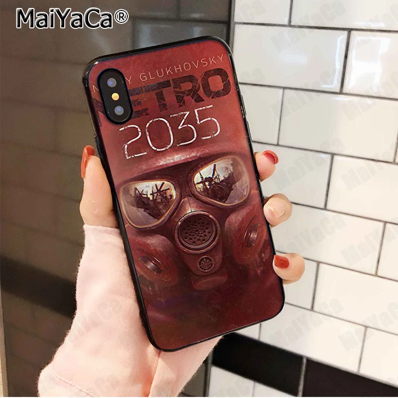 Ультратонкий чехол для телефона MaiYaCa Game Metro 2033 с мультяшным рисунком Apple iphone 11 pro 8 7