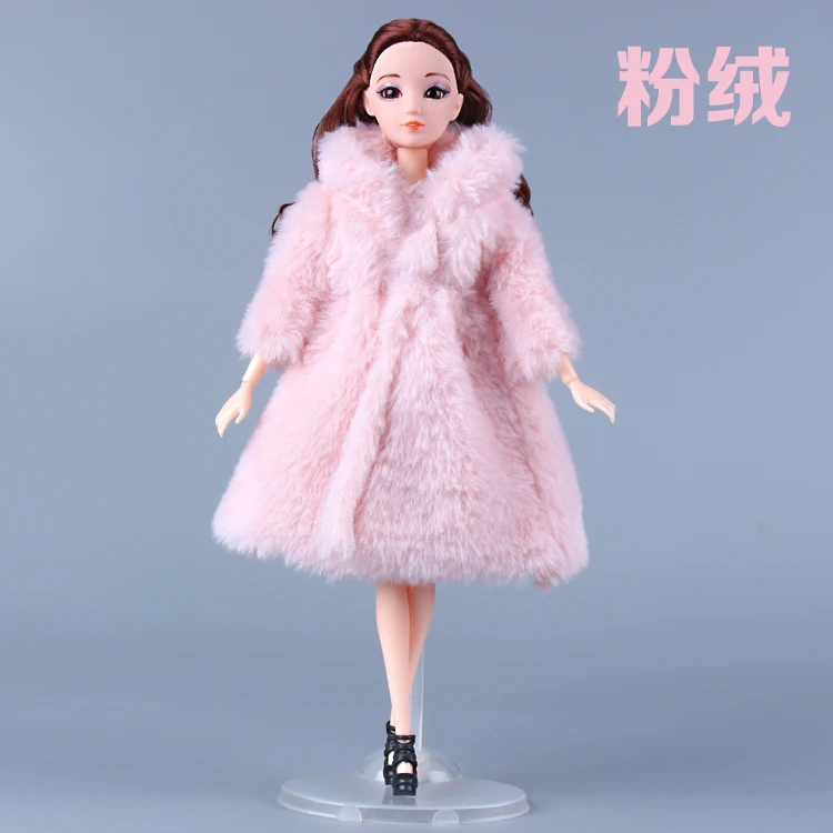 4 цвета плюшевое пальто зимняя одежда Одежда для 1/6 BJD Xinyi FR ST Кукла Барби подарки