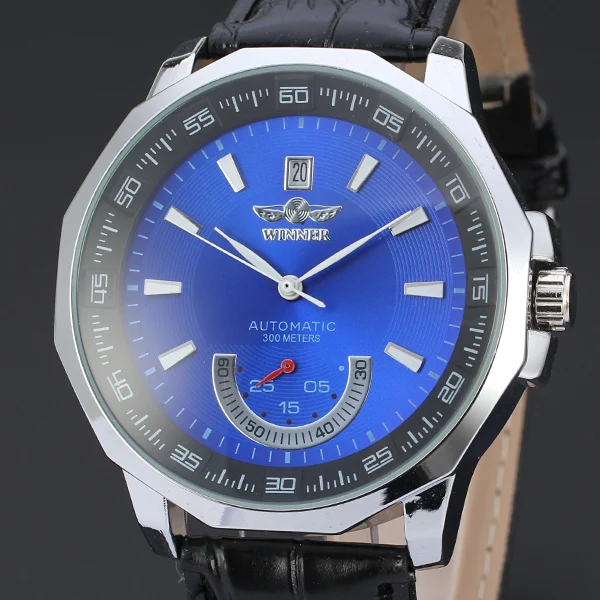 WINNER классический мужской футляр для часов из сплава автоматический механический