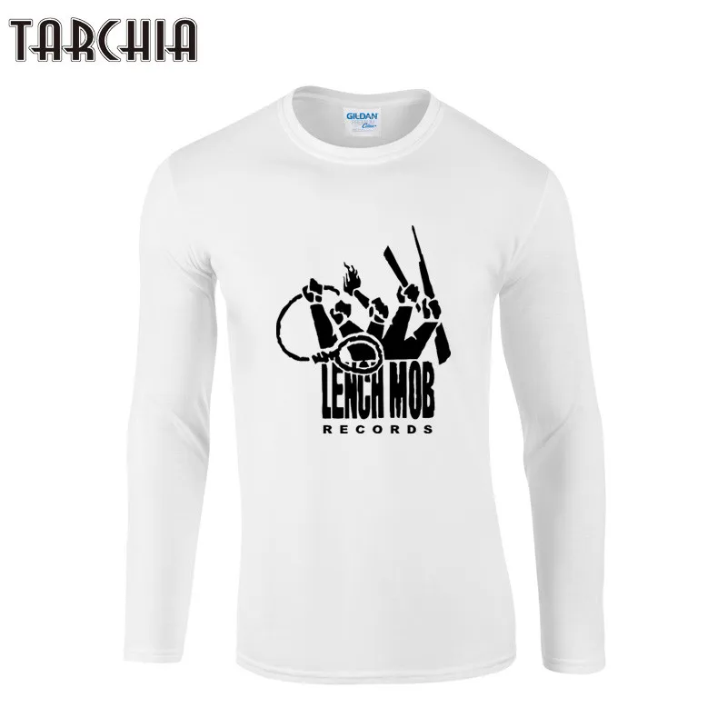 Футболка TARCHIA мужская с длинным рукавом забавная тенниска из хлопка мягкая майка
