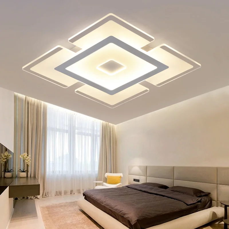 Ультратонкий Прозрачный светодиодный потолочный светильник Horsten 110 220 В