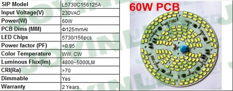 60W Dimmable 4800 5000LM потолочный светильник CE & RoHS AC220v|led pcb|dimmable downlightdownlight dimmable |