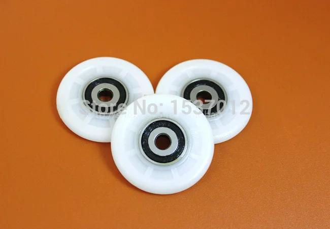 Nylon plastic guide wheel bearing embedded 625RS size 5*35*5mm | Обустройство дома