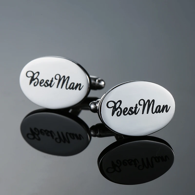 

Luxury 2018 New Fashion Best Man Cufflinks Best Man Cuff link Men Cufflinks For Business Groomsmen Gifts For Men