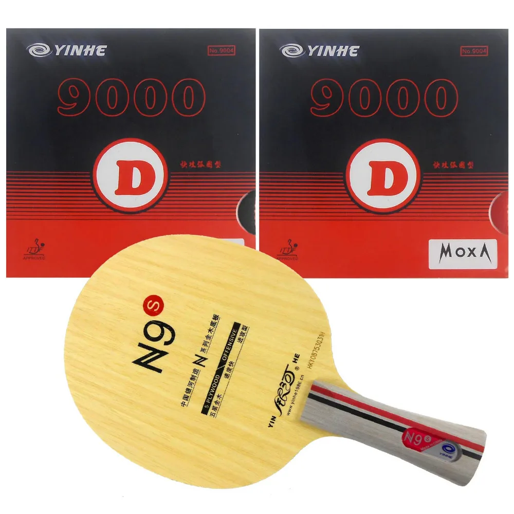 Galaxy YINHE N9s с 2x 9000D каучуки для ракетки Long Shakehand FL|galaxy yinhe|rubber for racketyinhe rubber |
