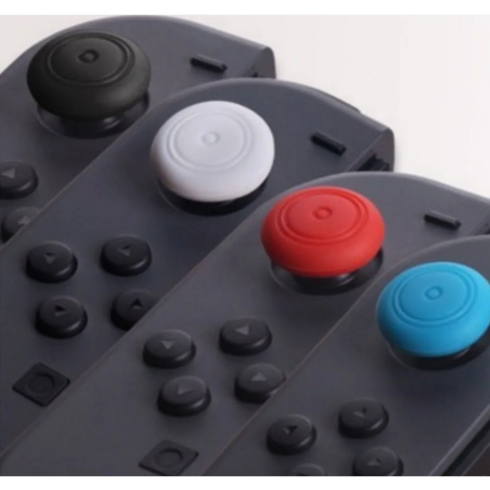 1 Pair Cover Smooth Replacement Grip Game Accessories Protector Cap Thumb Stick Silicone Dustproof Joystick For Nintendo Switch |