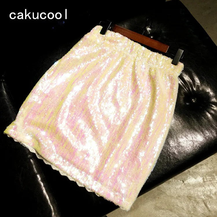 Skirts Party Club Sexy Bodycon Hippie Skirt New Jupe Sequin