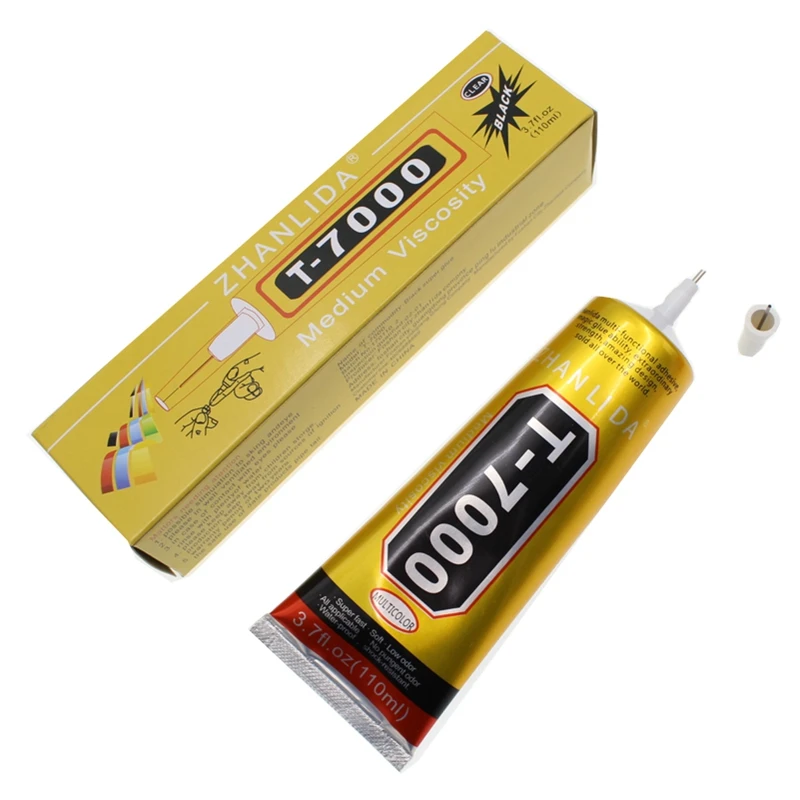 110ml Industrial Liquid T7000 Glue Textile Paper Leather Zhanlida T-7000 Epoxy Resin Conductive Adhesive | Обустройство дома