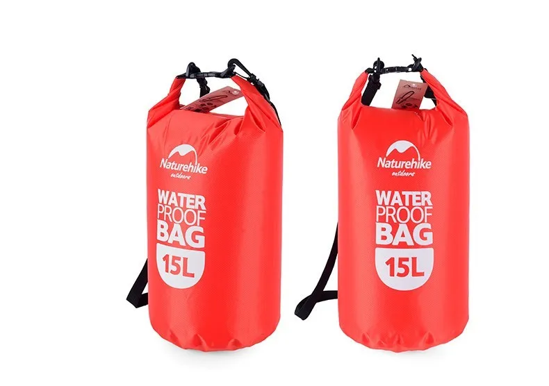 Naturehike 15L водонепроницаемое плавание хранение мобильных телефонов водонепроницаемая сумка Сумка Кемпинг лодки Каякинг рафтинг каноэ красный синий