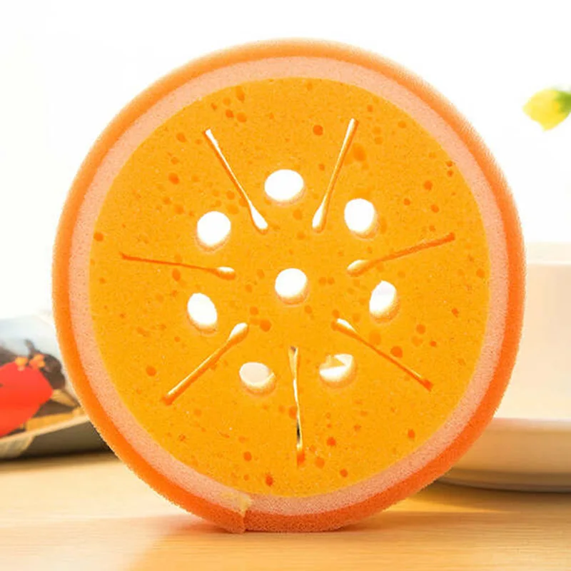 Кухня Губкой Для Очистки 4 Шт. Фрукты дизайн Милые Полотенца Мода Ткань Толщиной