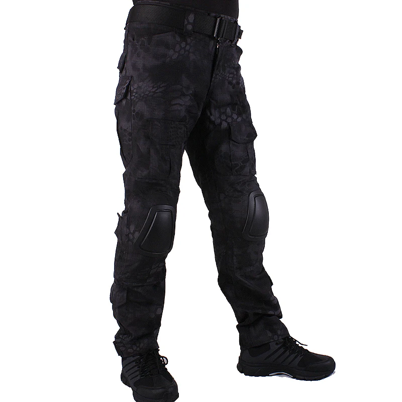 Охотничьи камуфляжные брюки tactische Broek TYP broek en kniebeschermers военная игра косплей