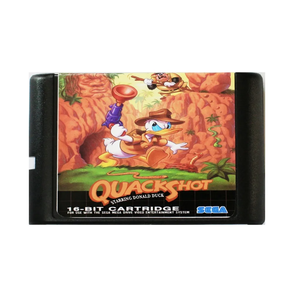 Quack Shot 16 bit MD игровая карта для Sega Mega Drive SEGA Genesis|Картриджи| |