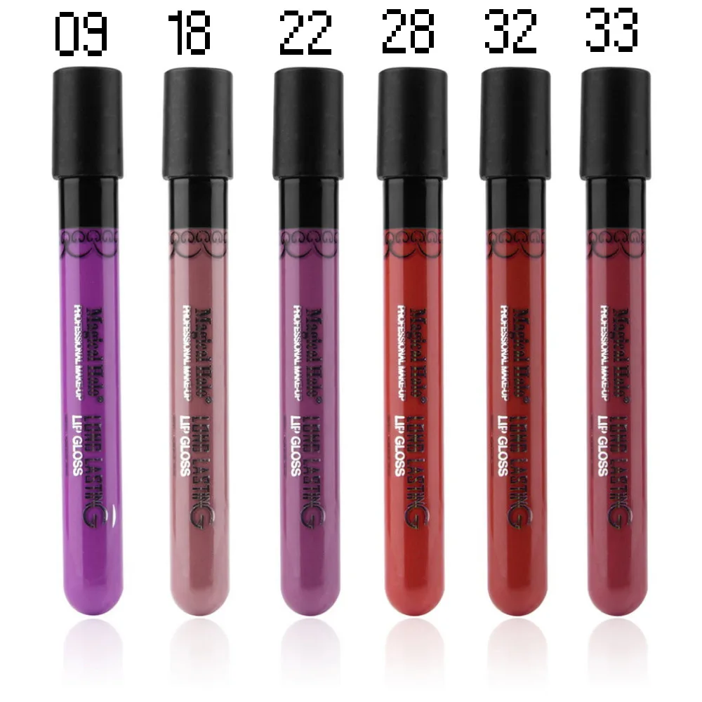 Новинка высокое качество супер цвет матовый бархат блеск для губ не выцветает