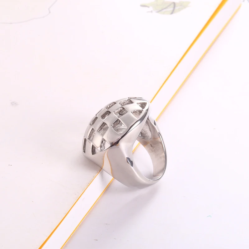 Модные простые круглые кольца RIR Серебряного и золотого цвета из нержавеющей