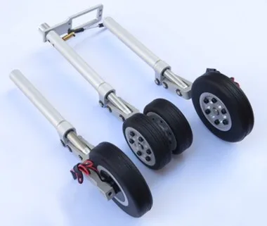 Double wheel50 to50 12 мм масштабная металлическая посадочная Шестерня комплект тягового колеса тормоза втягивание шасси набор для моделей самолетов с фиксированным крылом - Цвет: Double wheel50 to50