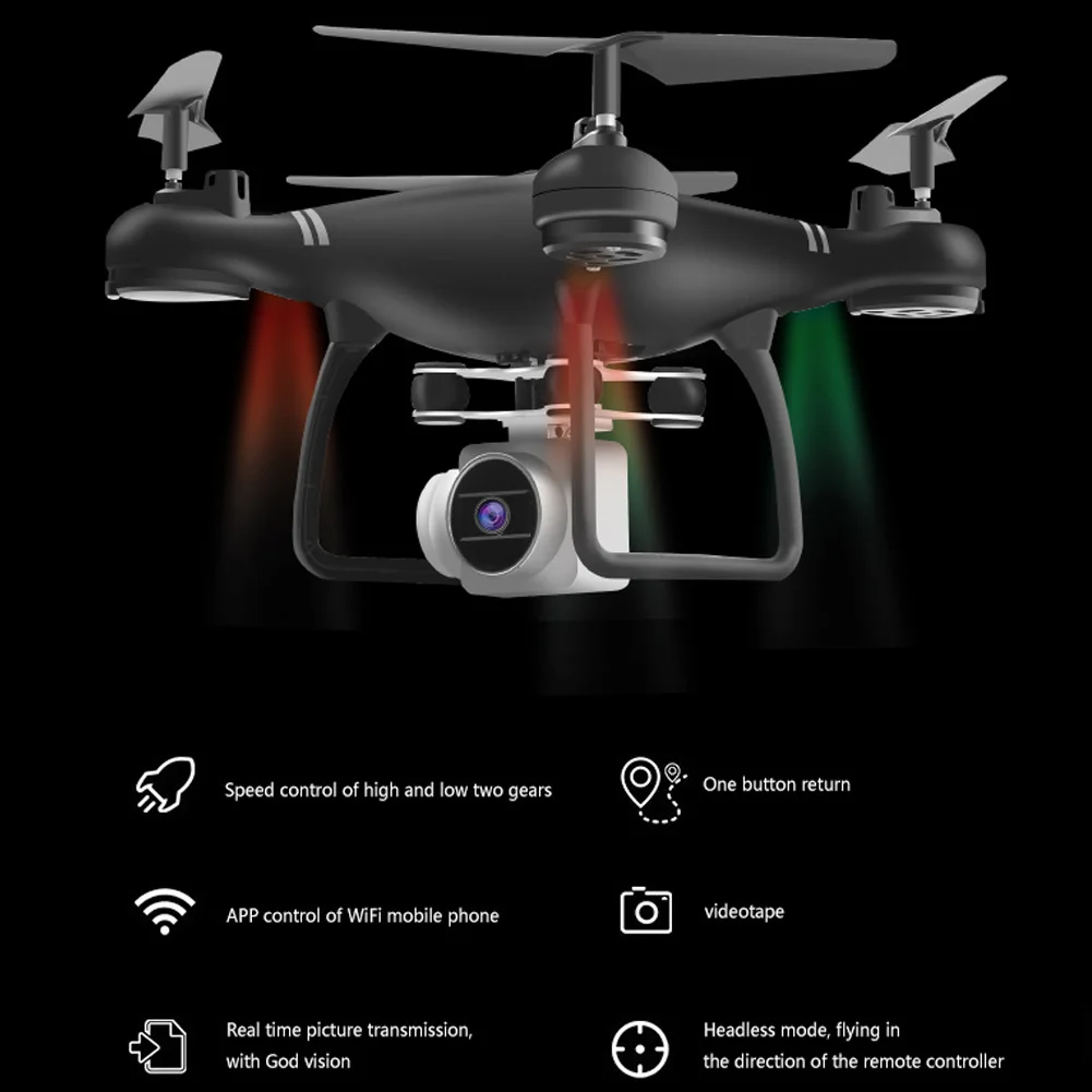 1080P HD камера Дрон FPV Wi-Fi передача в реальном времени RC Квадрокоптер 3 режима скорости возврат одним ключом RC Дрон мини складной Дрон