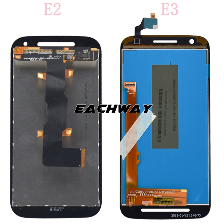 Оригинальный для Motorola Moto E2 LCD XT1505 дисплей XT1524 XT1527 XT1511 сенсорный экран дигитайзер