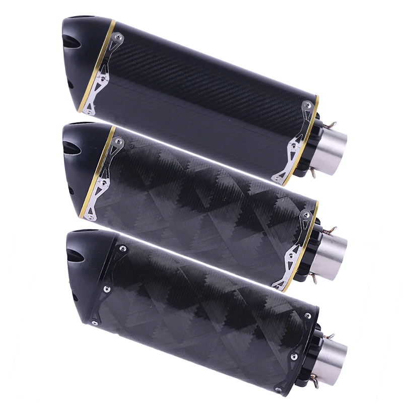 Выхлопная труба для мотоцикла с полной системой среднего звена + глушитель без