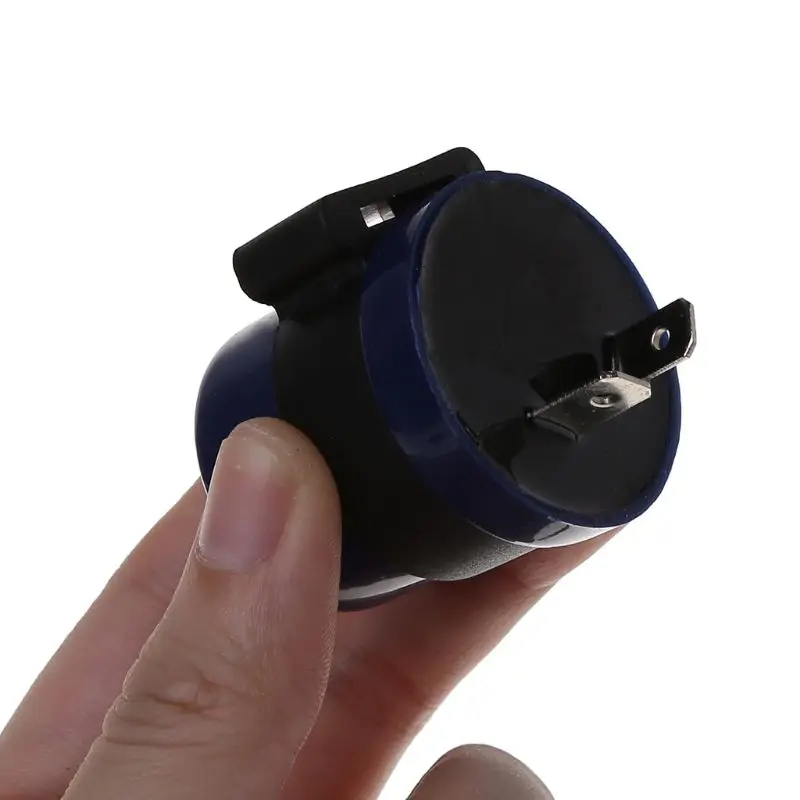 DC 6V 12V вход мотоцикла синий встроенный Beeper Flasher указатель поворота светодиодный