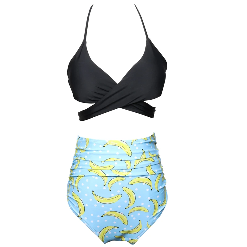 

Classical hot Bikini sets high-waist Halter adjustable back strap bikini Swimsuit swimwear for women swimsuit two pieces bikinis