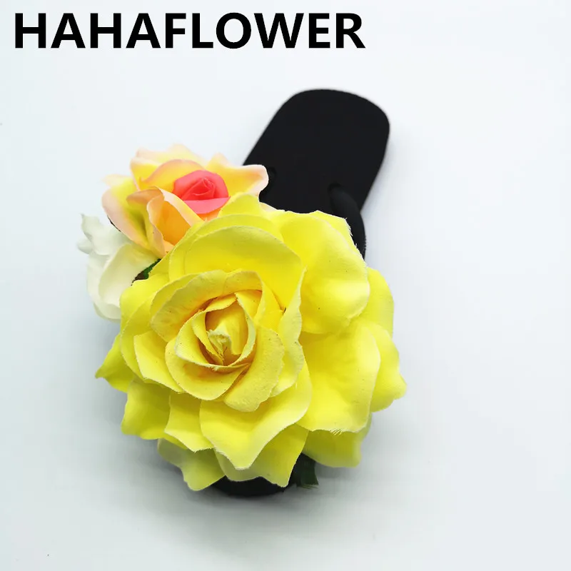 HAHAFLOWER/летние домашние и уличные тапочки домашняя обувь женские Нескользящие