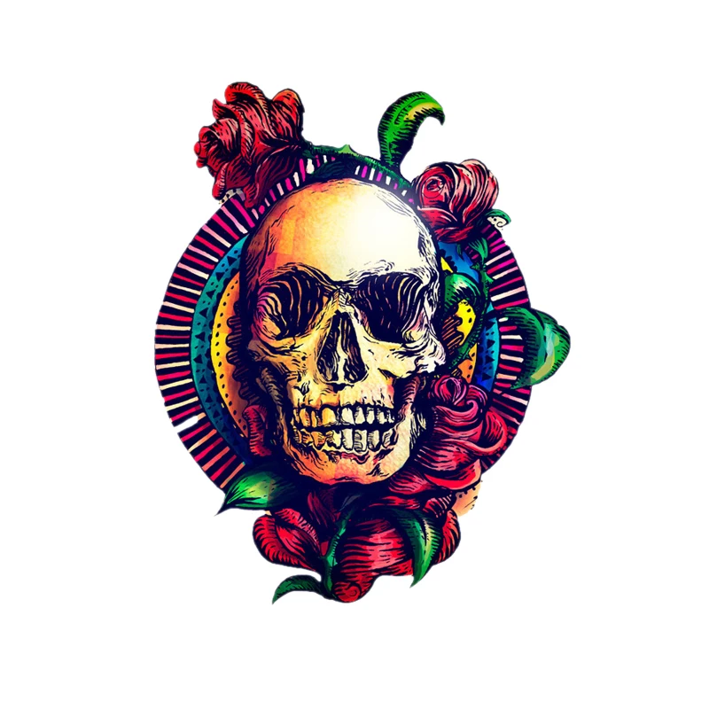 1 шт. череп Calavera стикер автомобильный мотоцикл виниловая наклейка ПВХ для