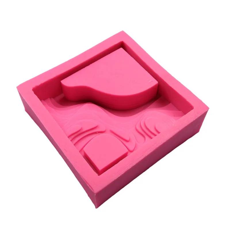 Лестницы цветочный горшок силиконовая форма для мыла DIY Fondant Торт Декор глина
