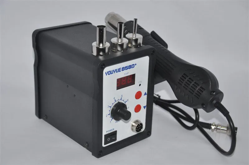 Паяльная станция 220 В 700 Вт Youyue 858D + ESD светодиодсветодиодный цифровая для распайки