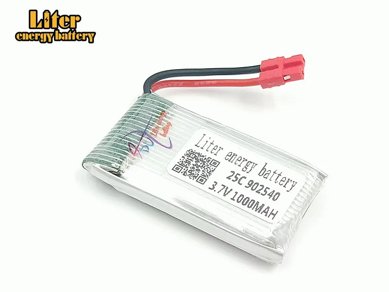 Аккумулятор 3 7 в 1000 мАч 902540 Lipo для X5HC X5HW запасные части радиоуправляемого