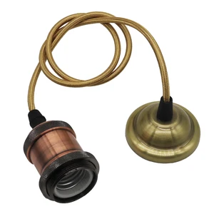 MengJay алюминиевый подвесной светильник E27 держатель для 110V 220V Led лампа накаливания (Эдисона) Винтажный Ретро Декор подвесной светильник